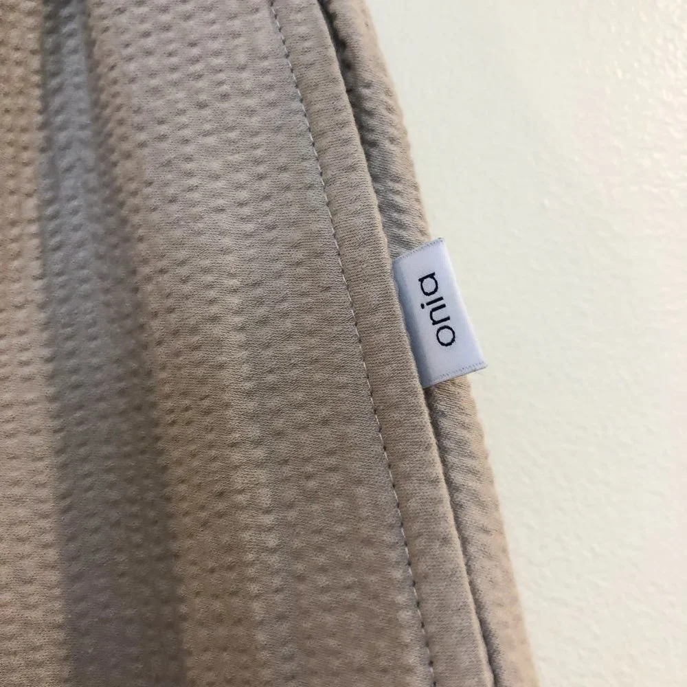 NEW ONIA Seersucker Loose Fitting Drawstring Cream Beach Pants Women's Medium - Picture 6 of 12